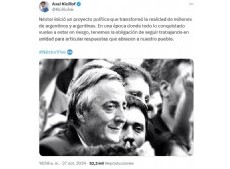 Axel Kicillof recordó a Néstor Kirchner y mandó un mensaje al peronismo: "Tenemos la obligación de seguir trabajando en unidad"