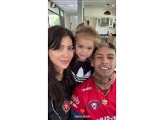 El descargo de L-Gante después de que Tamara Báez lo destrozara por sacarse una foto con su hija y Wanda Nara