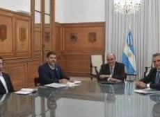 Encuentro en Casa Rosada.