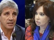 Cristina Kirchner chicaneó a Luis Caputo y envió un nuevo mensaje a la interna del peronismo