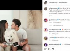 Julián Álvarez anunció que va a ser papá junto a Emilia Ferrero