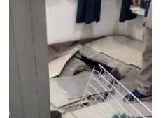 Se hundió el piso de un local en el Paseo Quilmes Mall