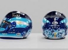 El casco que usará Colapinto en el GP de Qatar de la Fórmula 1 serà un homenaje a Lionel Messi y emoción de Bizarrap