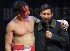 Leo Messi fue a ver Rocky, la obra de Nico Vázquez