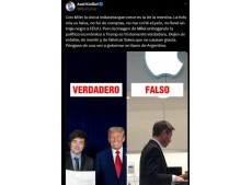 Kicillof desmintió una imagen suya haciendo compras en Nueva York y acusó a Milei
