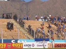 Incidentes entre los hinchas de Godoy Cruz y San Martín de San Juan en la Copa Argentina