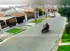 Los motochorros atacaron a la mujer en Turdera.