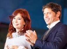 La exvicepresidenta y el gobernador bonaerense.