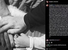 La flamante madre publicó una emotiva postal a través de su cuenta personal de Instagram.