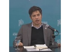 Kicillof le pidió a Milei que convoque a los gobernadores para articular medidas contra el narcotráfico
