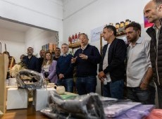 Cascallares y Larroque lanzaron el "Almacén de la Comunidad" para cuidar el bolsillo de los vecinos