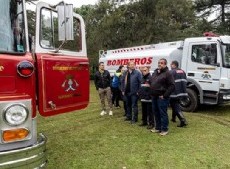 Los Bomberos Voluntarios recibieron una nueva autobomba