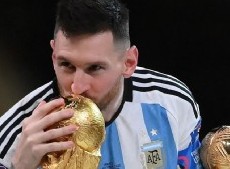 El capitán y máxima figura de la Selección argentina fue premiado por su fantástico rendimiento en la conquista de Qatar 2022.