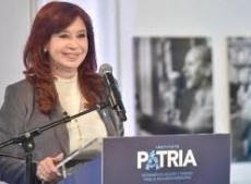 Cristina Kirchner como candidata para presidir el peronismo a partir del 17 de noviembre.