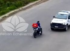 Un hombre fue detenido por circular en una moto robada