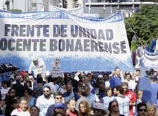 Docentes bonaerenses lanzan jornada de protestas y paro contra el ajuste de Milei