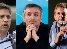 Axel Kicillof recibió en La Plata a Máximo Kirchner y Massa a días del cierre de alianzas