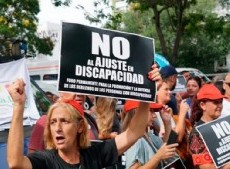 Nueva marcha por la “aplicación inmediata” de la Ley de Emergencia en Discapacidad
