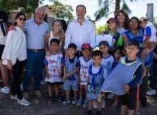 Cascallares encabezó encuentro con jardines comunitarios