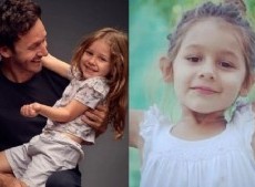 El actor mostró en su Instagram dulces postales con la nena que tiene la China Suárez y la gente destacó las similitudes con la hija que tuvo con Pampita.