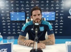 El entrenador de Racing sacó pecho tras la goleada a Atlético Nacional y la clasificación.