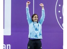 Agostina Hein ganó la medalla de plata en los 800 metros