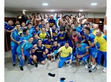 Los jugadores de Boca festejaron a pura cumbia tras el triunfo frente a River