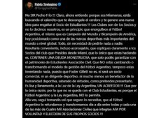 Las explosivas declaraciones de un dirigente de la AFA contra Juan Sebastián Verón