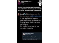 La actriz se mostró muy preocupada por los tremendos mensajes que algunos usuarios le hicieron llegar a sus redes.
