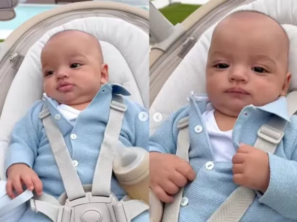 Roc&iacute;o Marengo public&oacute; fotos de su beb&eacute; Isidro y causaron sorpresa por su gran parecido con Eduardo Fort