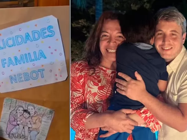 La emoci&oacute;n de Lizy Tagliani y Sebasti&aacute;n Nebot tras obtener la adopci&oacute;n plena de su hijo Tati