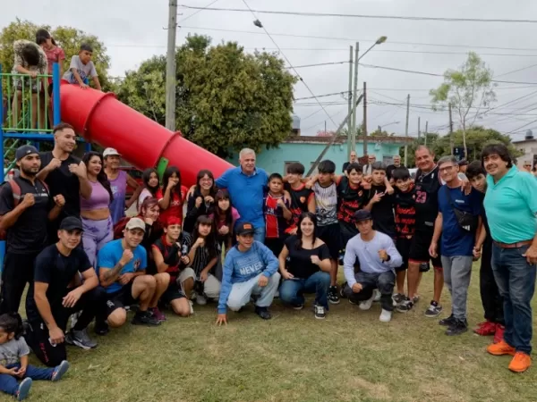 Inauguraron una nueva plaza en el barrio Alejandro I