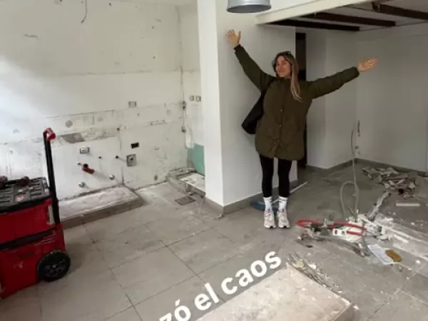Jimena Bar&oacute;n mostr&oacute; las refacciones de su nueva casa