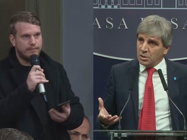 El enojo de Luis Caputo con un periodista: "No seas irrespetuoso"