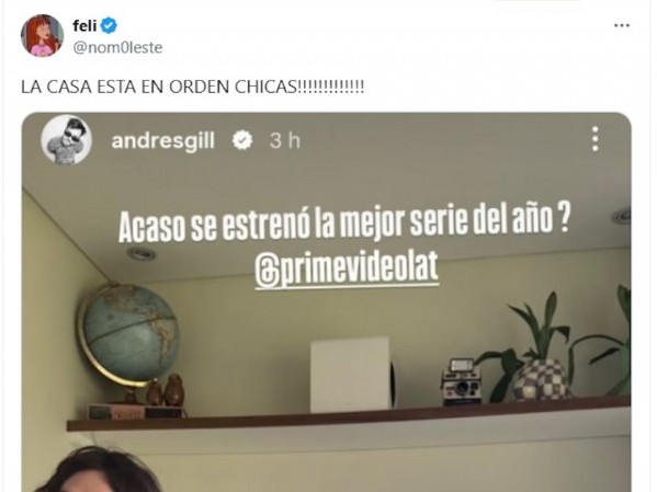 El tierno posteo que Andrés Gil le dedicó a Cande Vetrano tras los rumores que lo vinculaban a Gimena Accardi