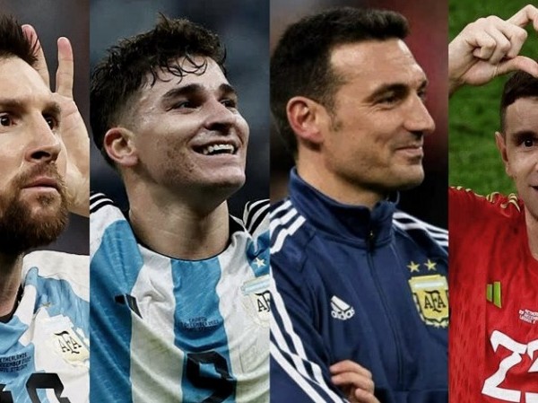 Messi, Julián Álvarez, Scaloni y Dibu Martínez fueron nominados al premio The Best de la FIFA