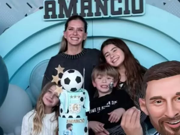 La China Su&aacute;rez mostr&oacute; el festejo de cumplea&ntilde;os de Amancio con tem&aacute;tica de la Scaloneta