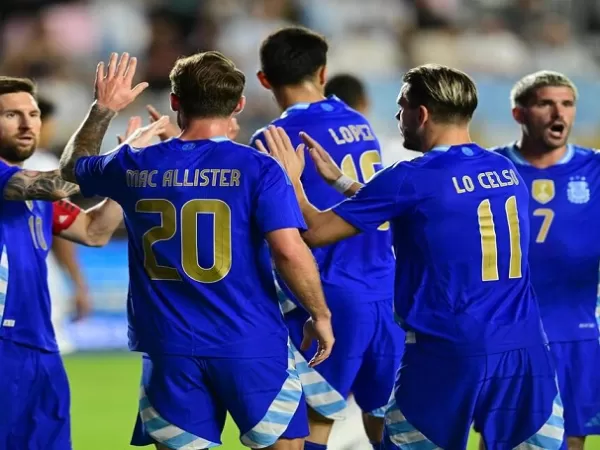 Argentina goleó 6-0 a Puerto Rico en Miami