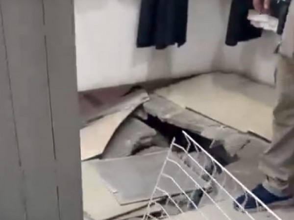 Se hundió el piso de un local en el Paseo Quilmes Mall