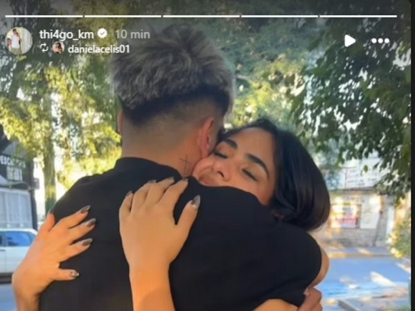 Daniela Celis mostró cómo es su vínculo con Thiago Medina tras la separación