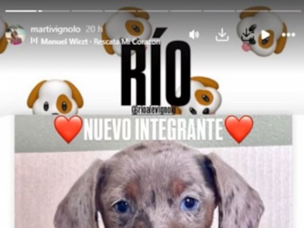 Matías Alé y Martina Vignolo expresaron: “Te amamos, hijo”