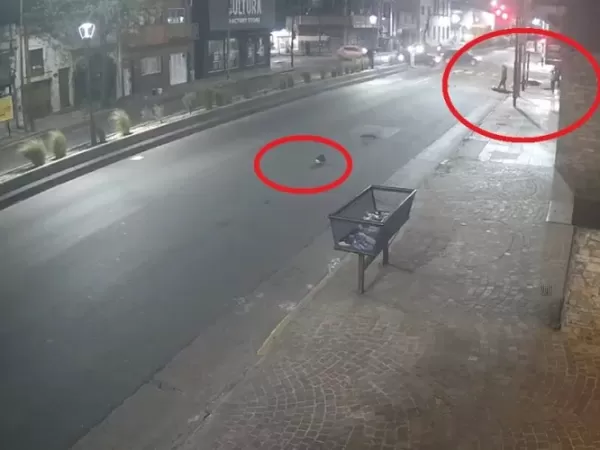 Apareci&oacute; un video que muestra que el colectivero que choc&oacute; a Cristian Jalil cruz&oacute; en rojo
