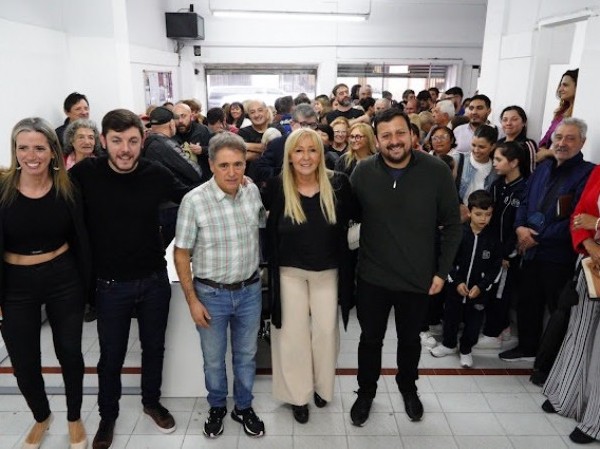 Lorenzino y González Santalla inauguraron una nueva delegación