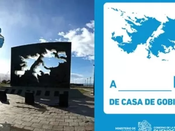 La Provincia colocar&aacute; carteles con la distancia a Malvinas en todos los edificios p&uacute;blicos
