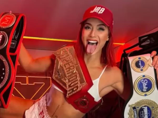 Flor Vigna gan&oacute; un t&iacute;tulo de boxeo y asegur&oacute; que entrenar la ayud&oacute; a salir adelante