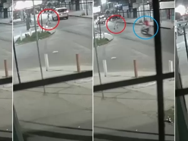 Atropell&oacute; a una mujer con una moto prestada y sin seguro