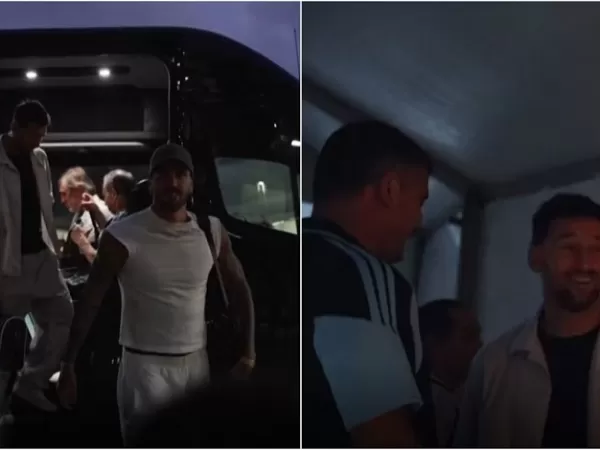 Lionel Messi lleg&oacute; a Kansas y salud&oacute; a los hinchas