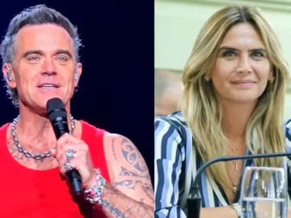 La picante respuesta de Amalia Granata al gui&ntilde;o de Robbie Williams en su show