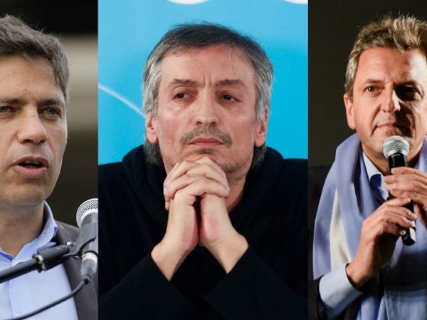 Axel Kicillof recibió en La Plata a Máximo Kirchner y Massa a días del cierre de alianzas
