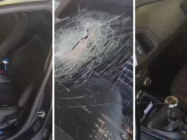 Viajaba por la Autopista Buenos Aires-La Plata y le arrojaron una piedra desde un puente: &ldquo;No me mat&eacute; de pedo&rdquo;